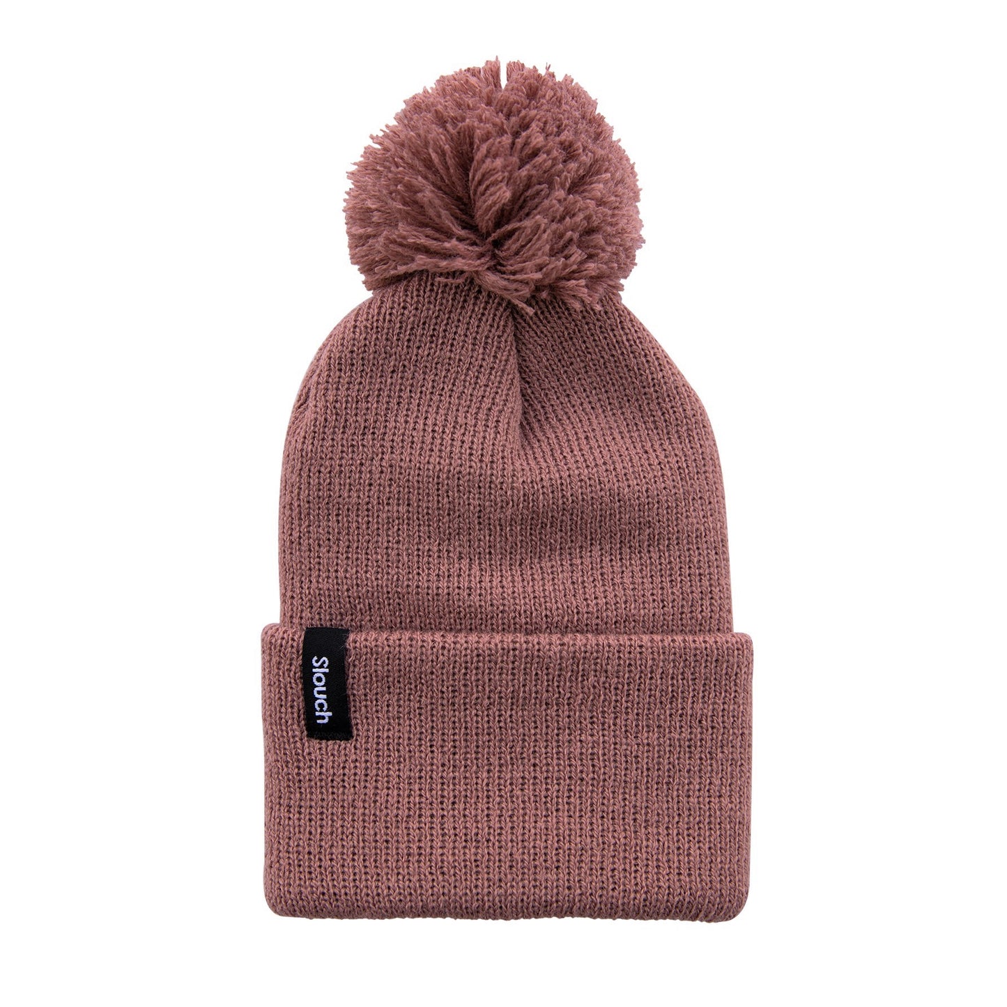 Clay Knit Cuff Beanie with Pom for Infants, Toddlers, and Adults