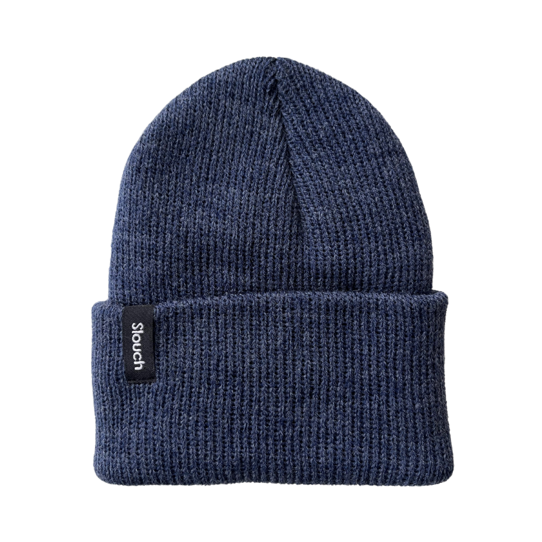 Denim Knit Cuff Beanie for Infants, Toddlers, and Adults