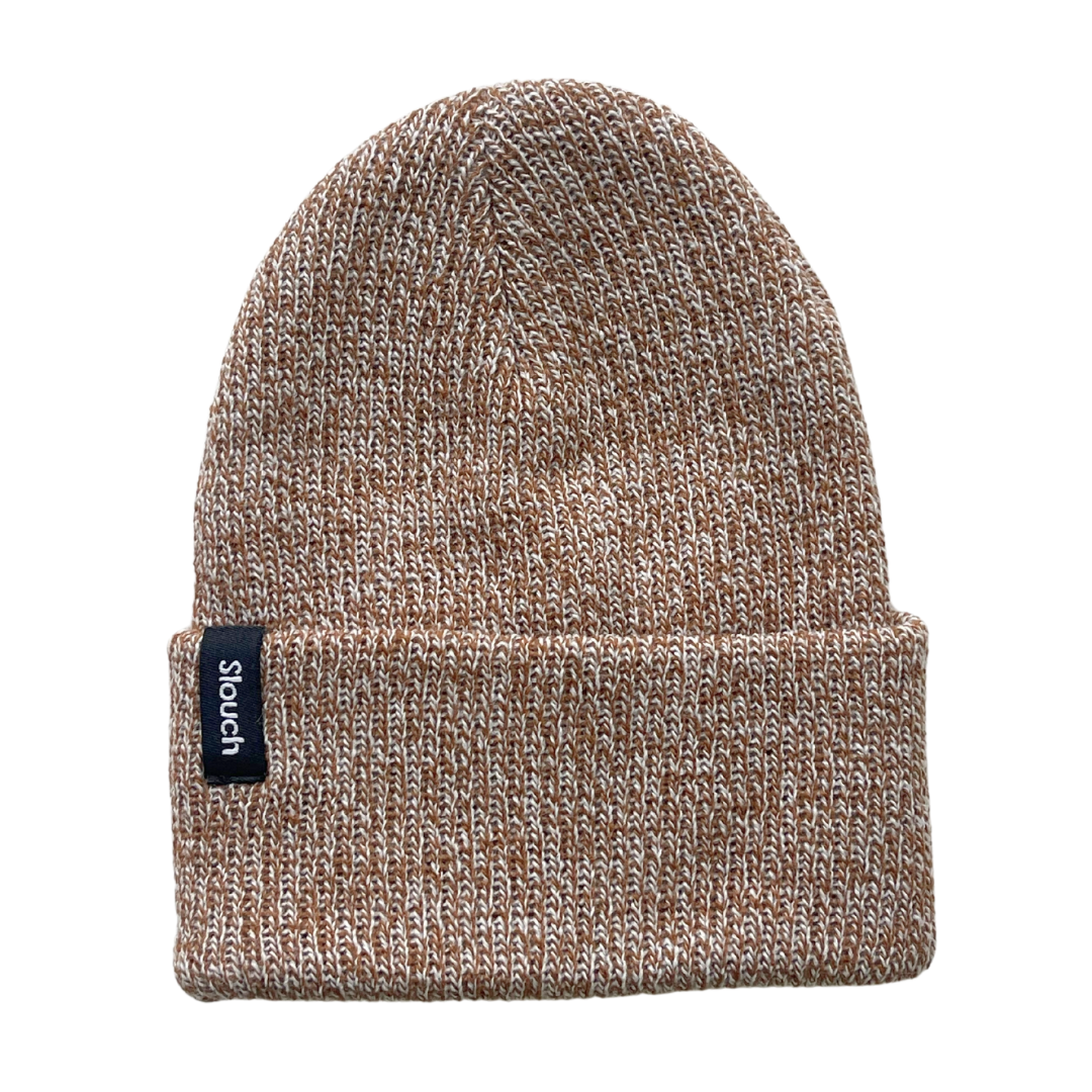 Heather Copper Knit Cuff Beanie for Infants, Toddlers, and Adults