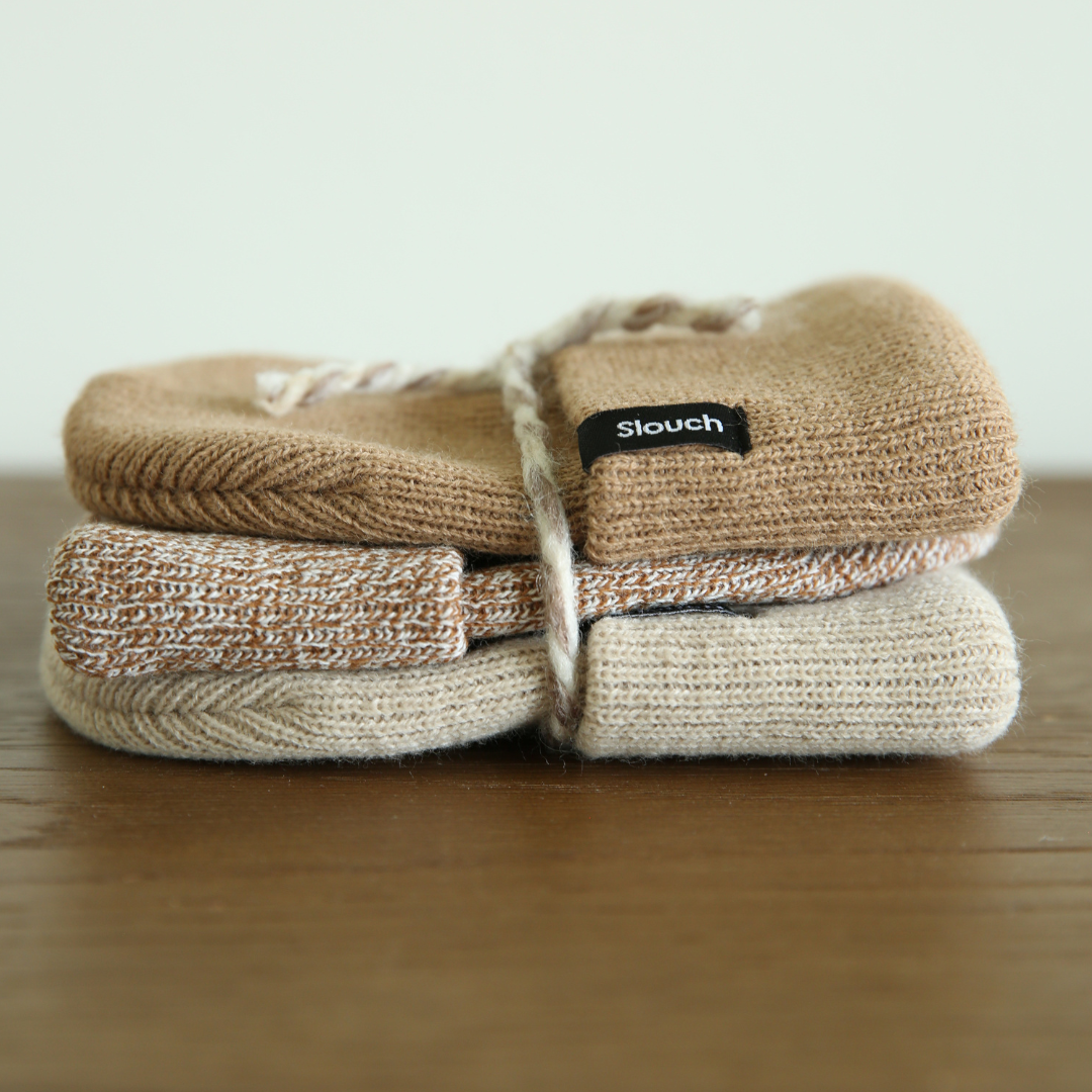 Infant Beanie Bundle - Sand, Heather Copper, & Moon