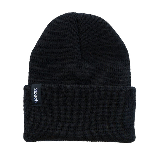 Black Knit Cuff Beanie for Infants, Toddlers and Adults