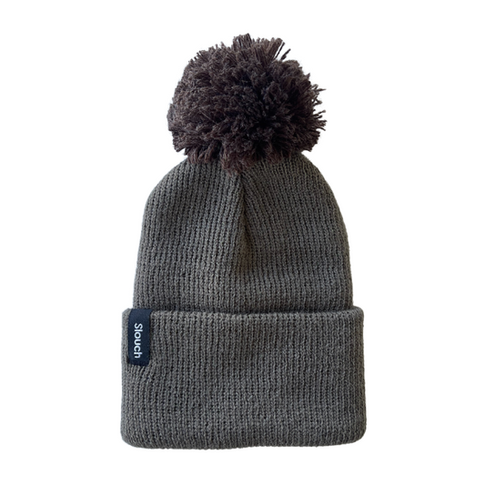 Cliff Knit Cuff Beanie with Pom for Infants, Toddlers, and Adults