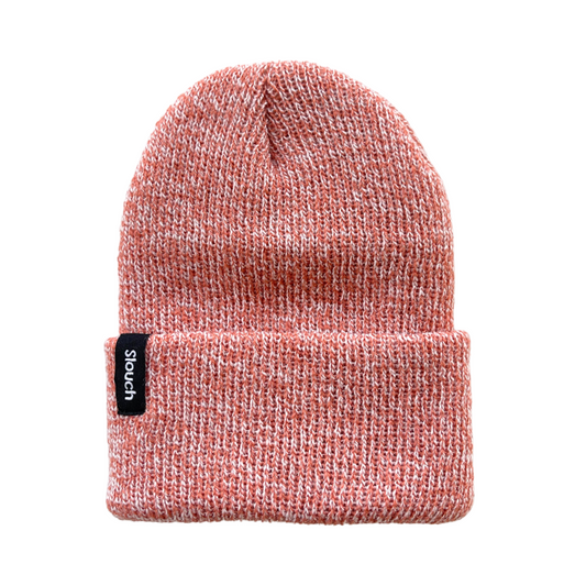 Coral Knit Cuff Beanie