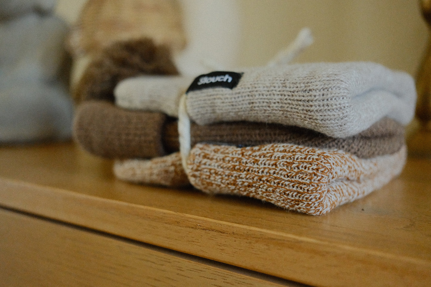 Beanie Bundle - Oat w/ Brown Pom, Walnut, & Heather Copper