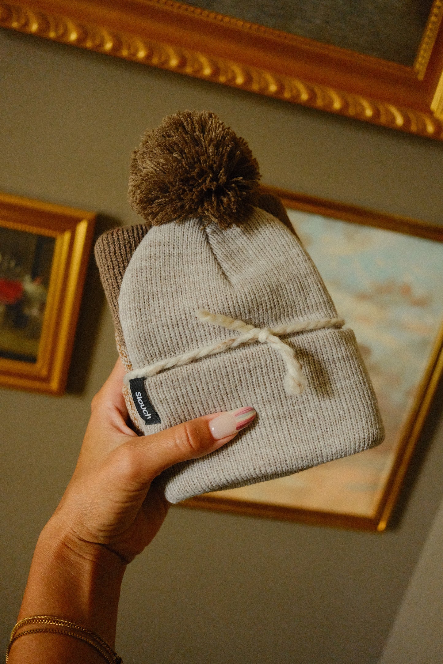 Beanie Bundle - Oat w/ Brown Pom, Walnut, & Heather Copper