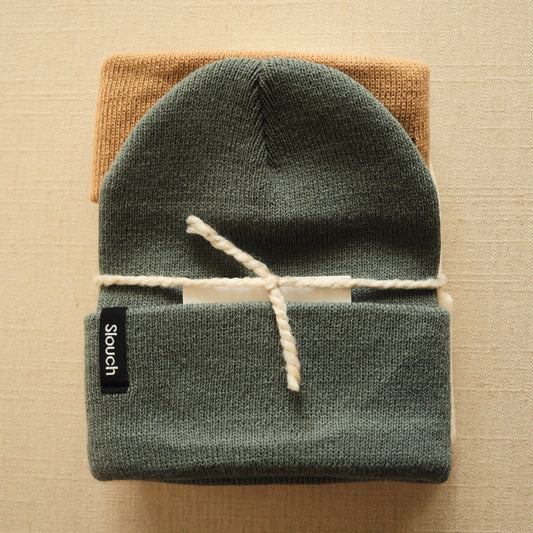 Ocean, Sand, & Cloud Knit Cuff Beanie Bundle