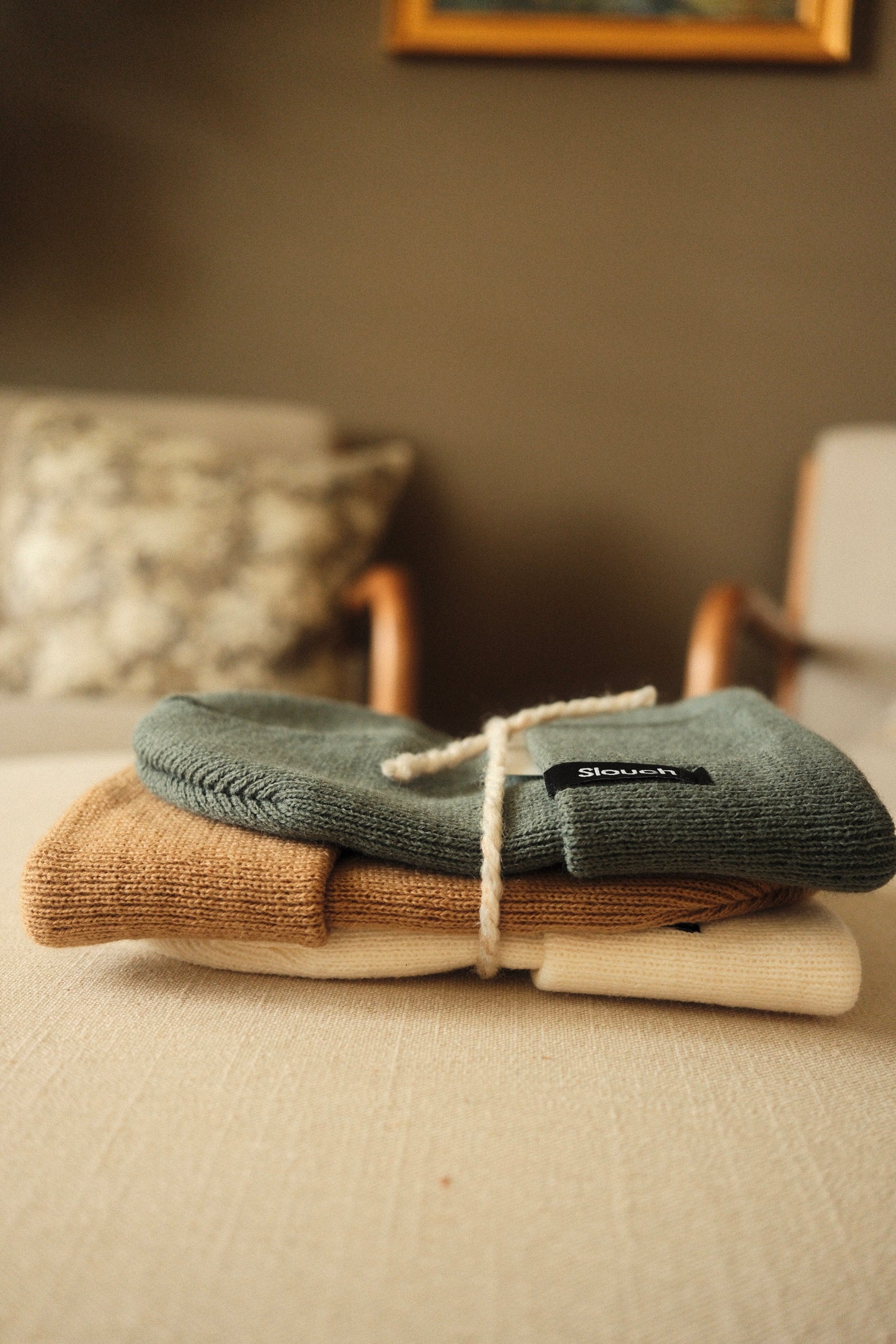 Ocean, Sand, & Cloud Knit Cuff Beanie Bundle