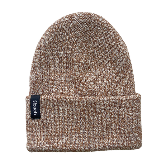 Heather Copper Knit Cuff Beanie