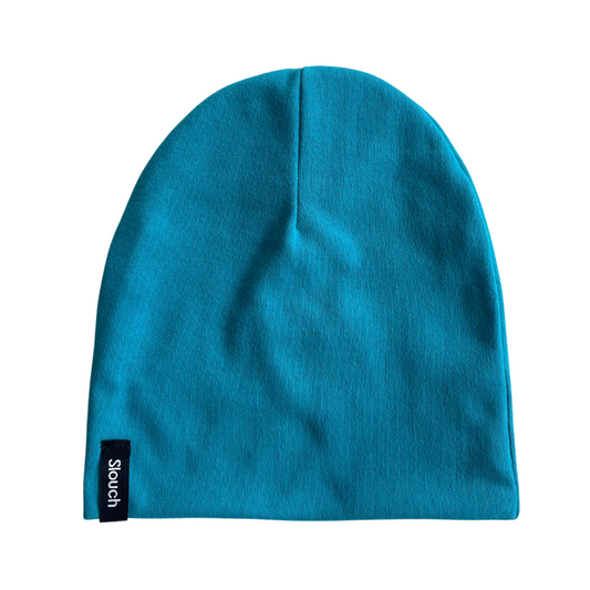 Turquoise Slouch Beanie for Newborns, Kids, and Adults