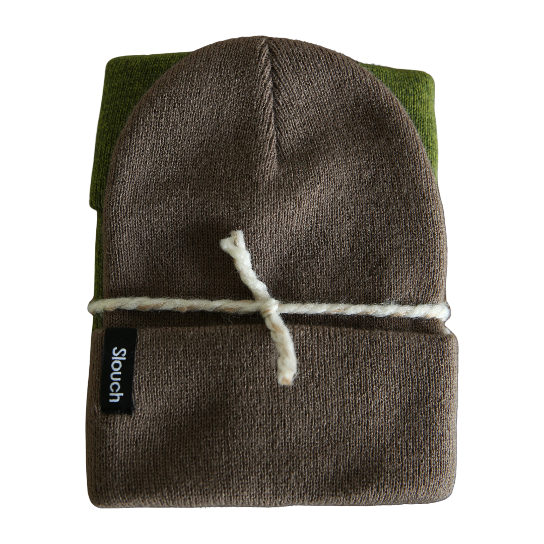 Toddler Beanie Bundle - Walnut, Heather Green, & Oat
